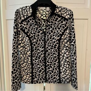 Zenergy by Chico's Size 0 Zippered Jacket (CL240)